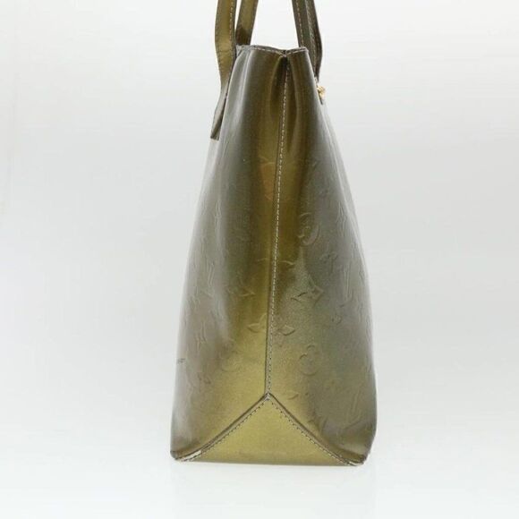 LOUIS VUITTON Monogram Vernis Wilshire GM Tote Bag Gris - Picture 5 of 15